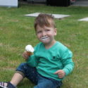 One resident enjoys an ice cream